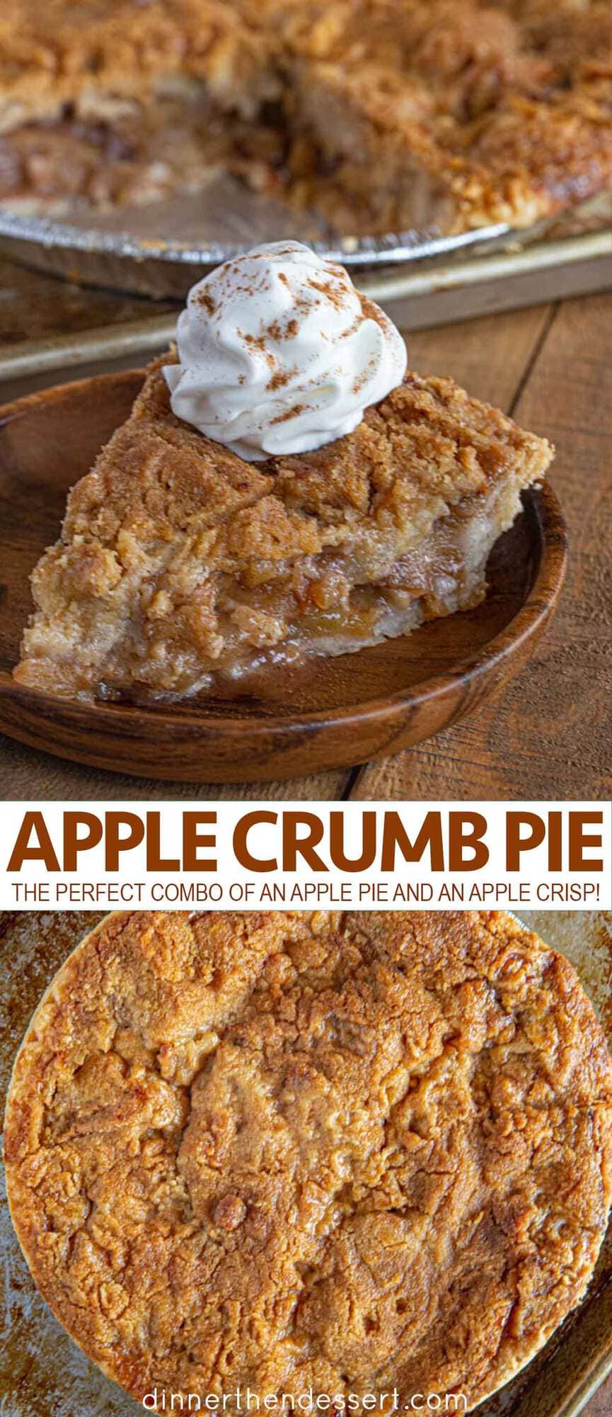 apple crumb pie with canned filling