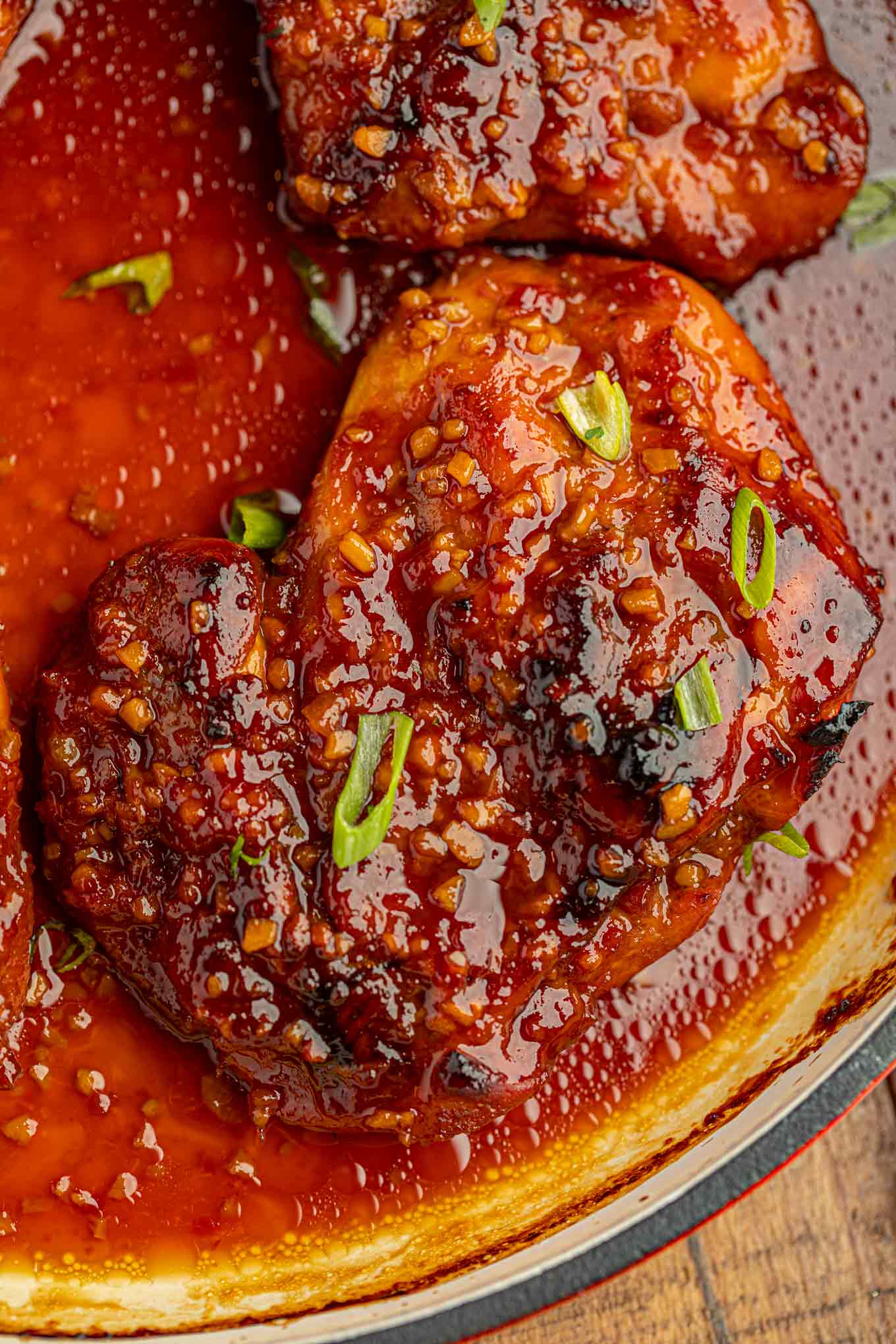chicken in a pan