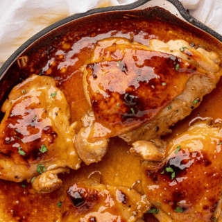 chicken baked in a honey mustard sauce
