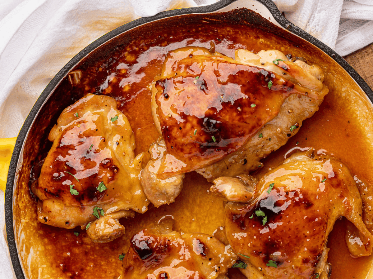 chicken baked in honey sauce
