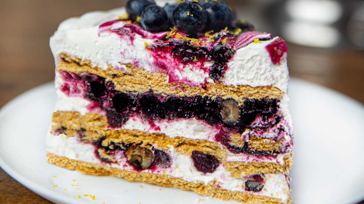 Lemon Raspberry Icebox Cake Recipe | Easy Home Meals