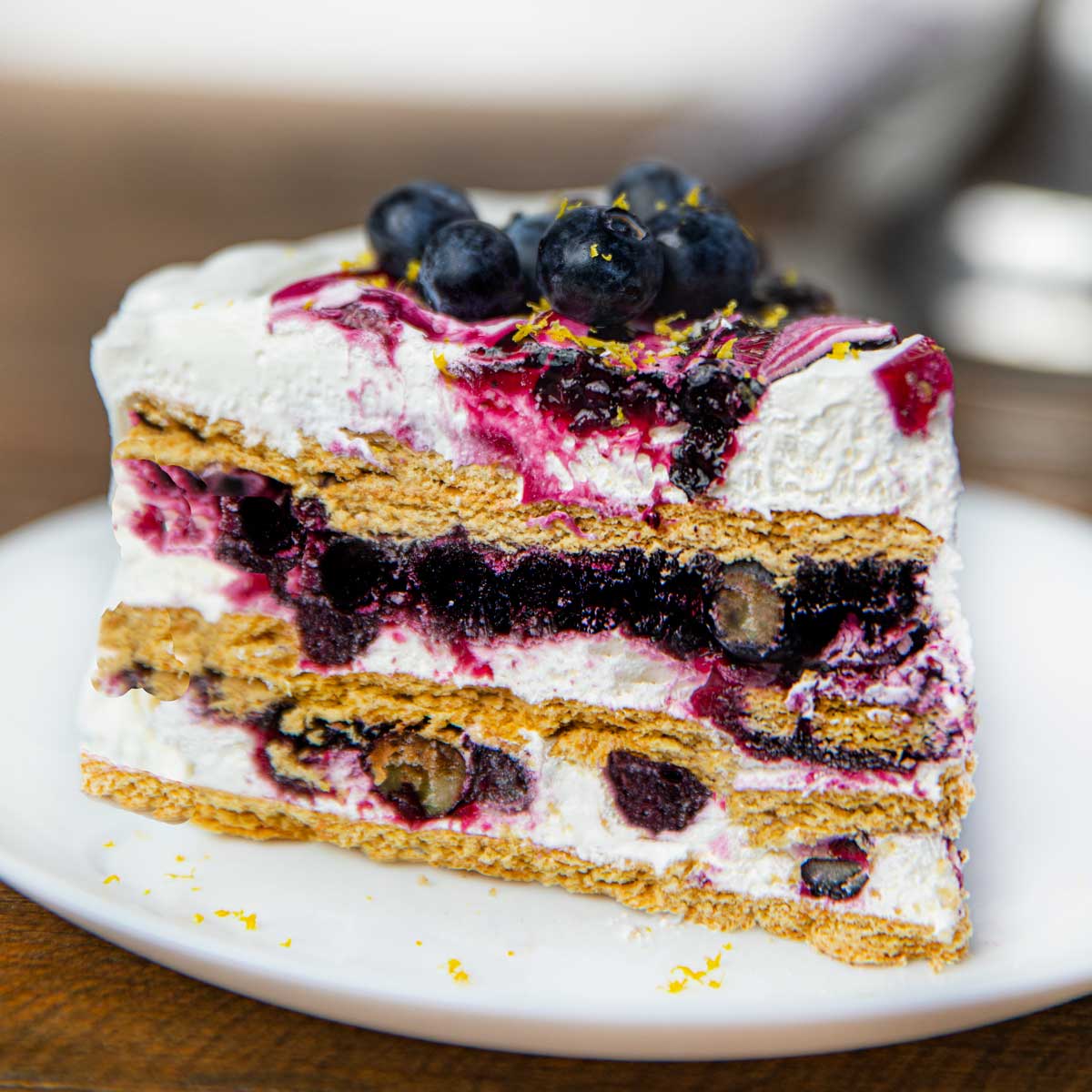 Blueberry Cheesecake Ice Cream Cupcakes - The Recipe Rebel