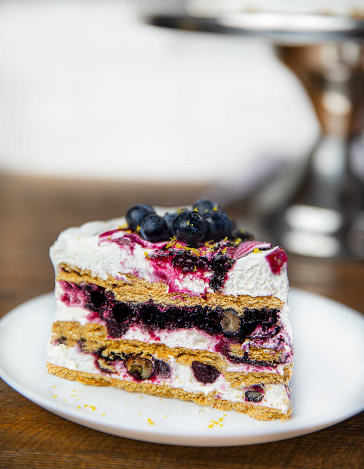 Blueberry Lemon Ice Box Cake Recipe (No-Bake!) - Dinner, then Dessert