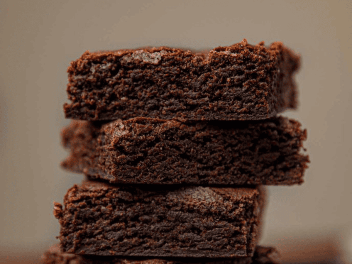 stack of chocolate desserts 