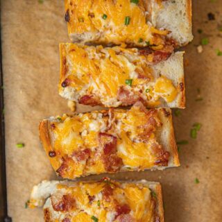 Cheesy Bacon Bread slices