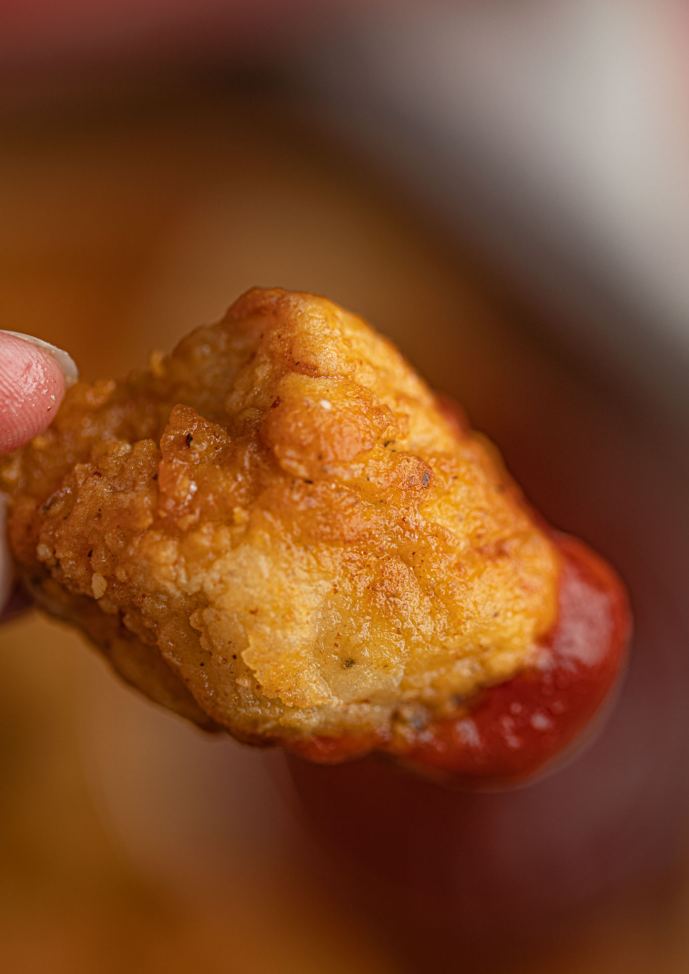 Nugget de poulet de près