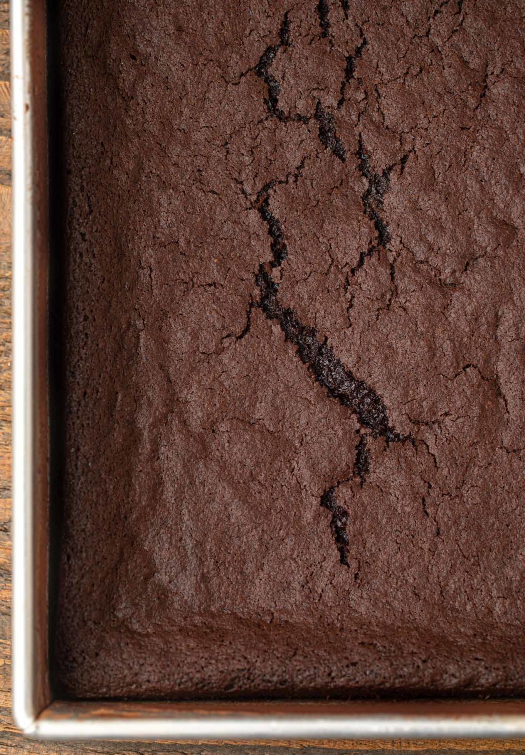 Brownies in a pan