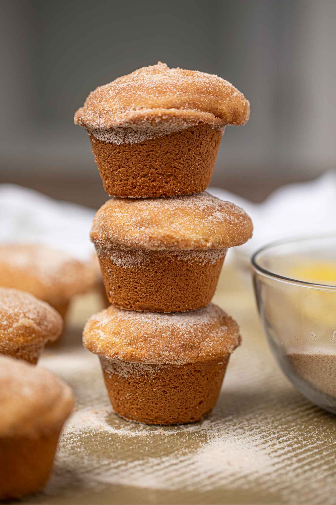 Cinnamon Sugar Donut Muffins (perfect donut texture!) - Dinner, then ...
