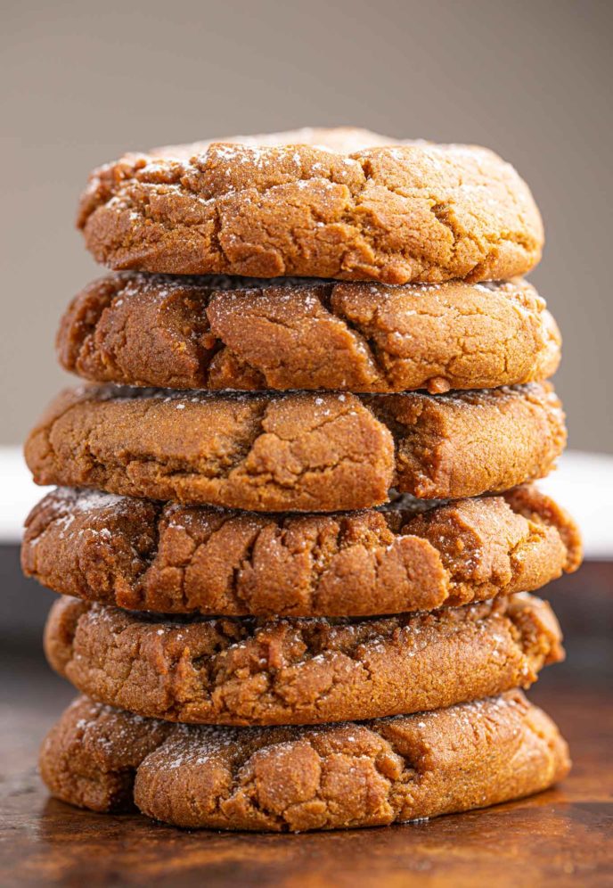 Easy Chewy Ginger Cookies (Perfect for Holidays!) - Dinner, then Dessert