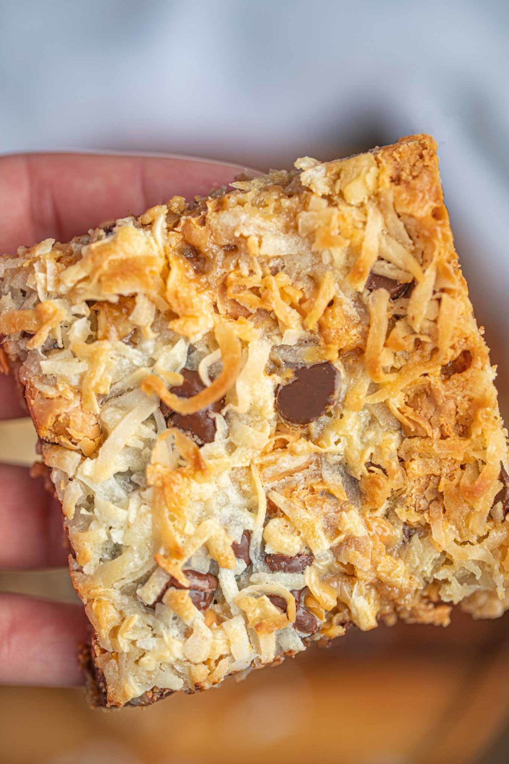 Piece of Magic Cookie Bars