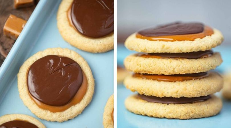 Easy Twix Cookies (Just like Twix Candy Bars!) - Dinner, then Dessert
