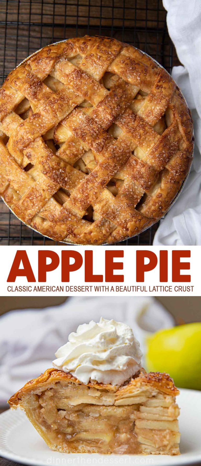 Classic Apple Pie (w/ Lattice Crust Tutorial!) [VIDEO] - Dinner, then ...