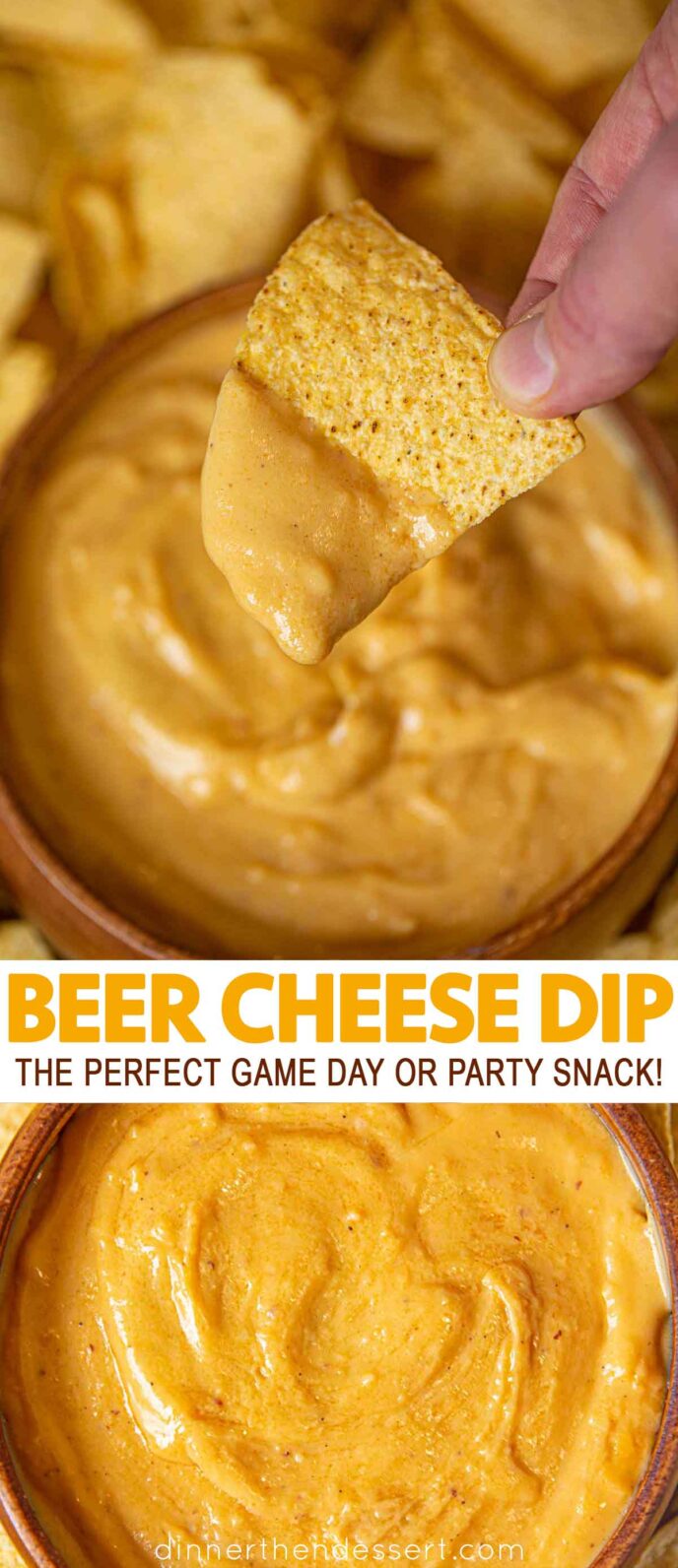 Collage of Beer Cheese Dip photos
