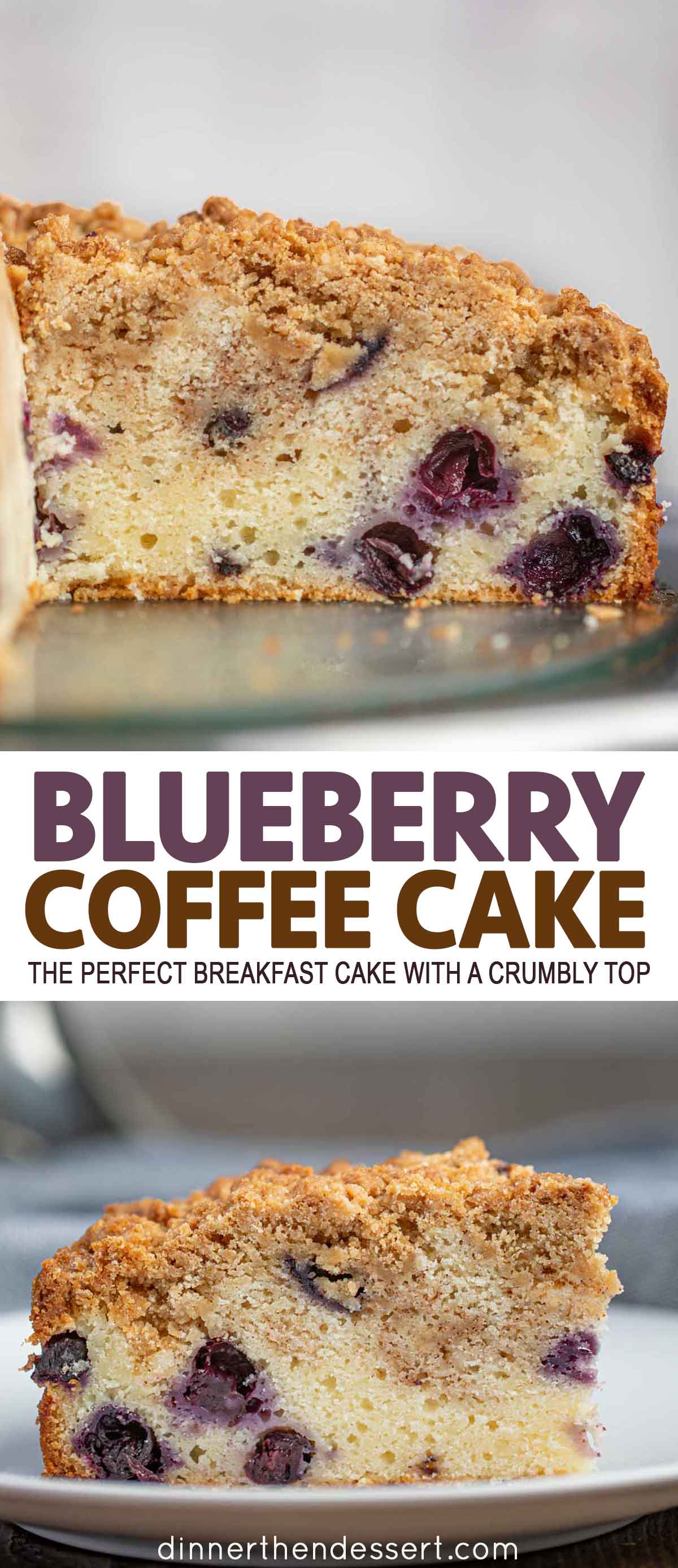 Blueberry Coffee Cake Recipe [VIDEO] - Dinner, then Dessert