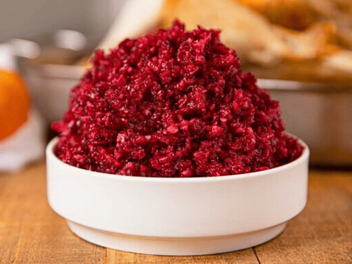 relish in white bowl