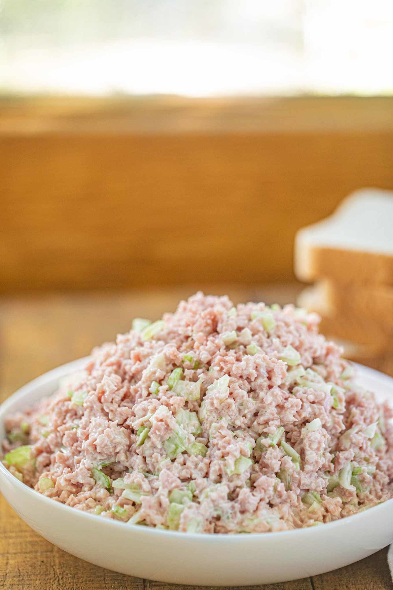 Ham Salad Appetizer in bowl