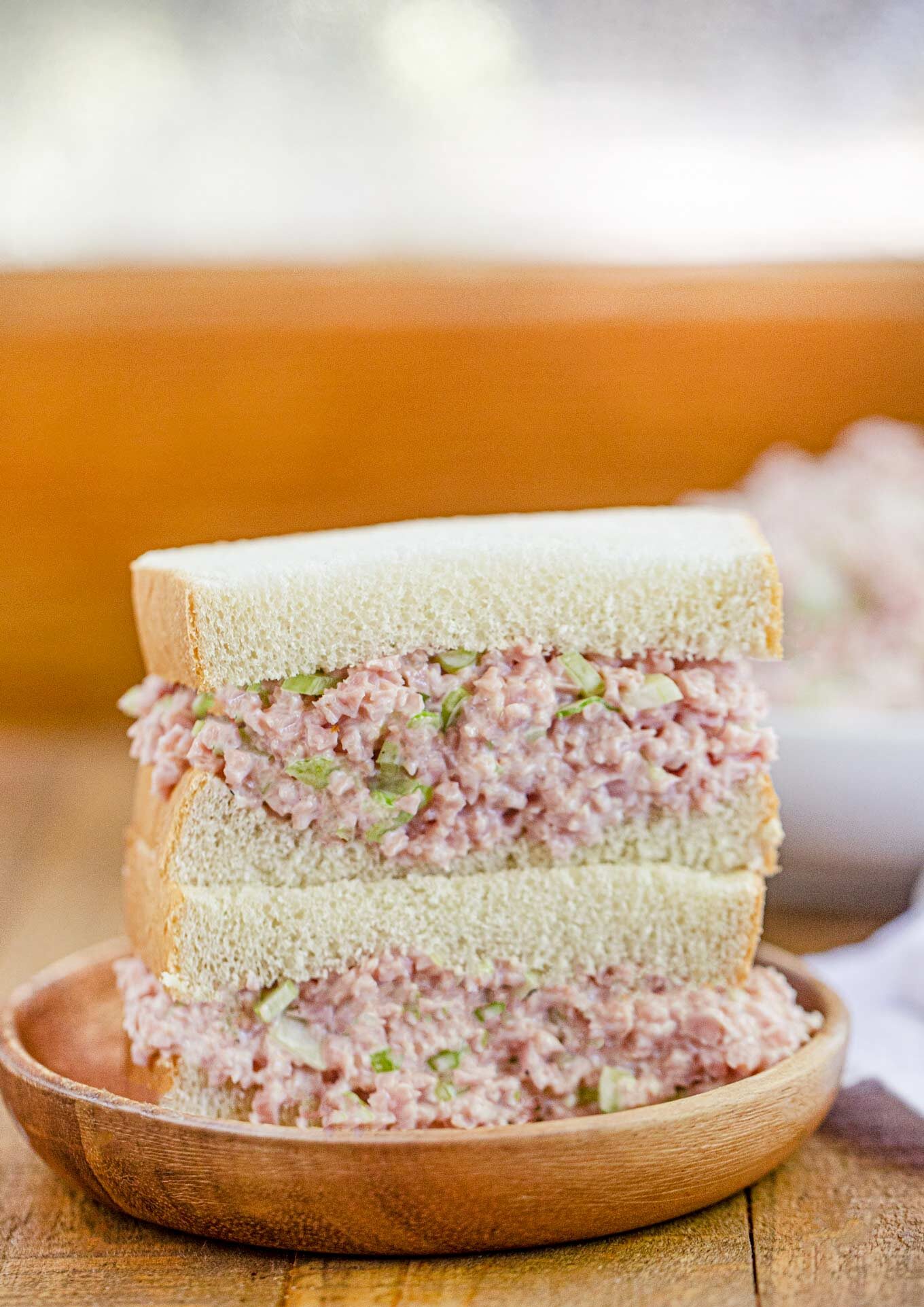 Ham Salad Sandwich on plate