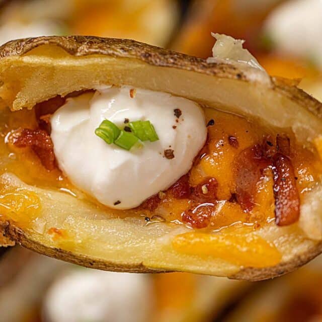 Potato Skins with bacon