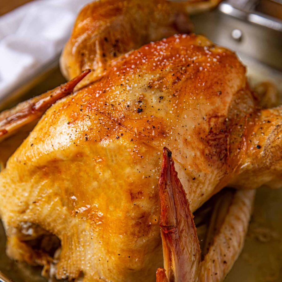 Roast Turkey Recipe (In Electric Roaster Oven) [VIDEO] - Dinner, then ...