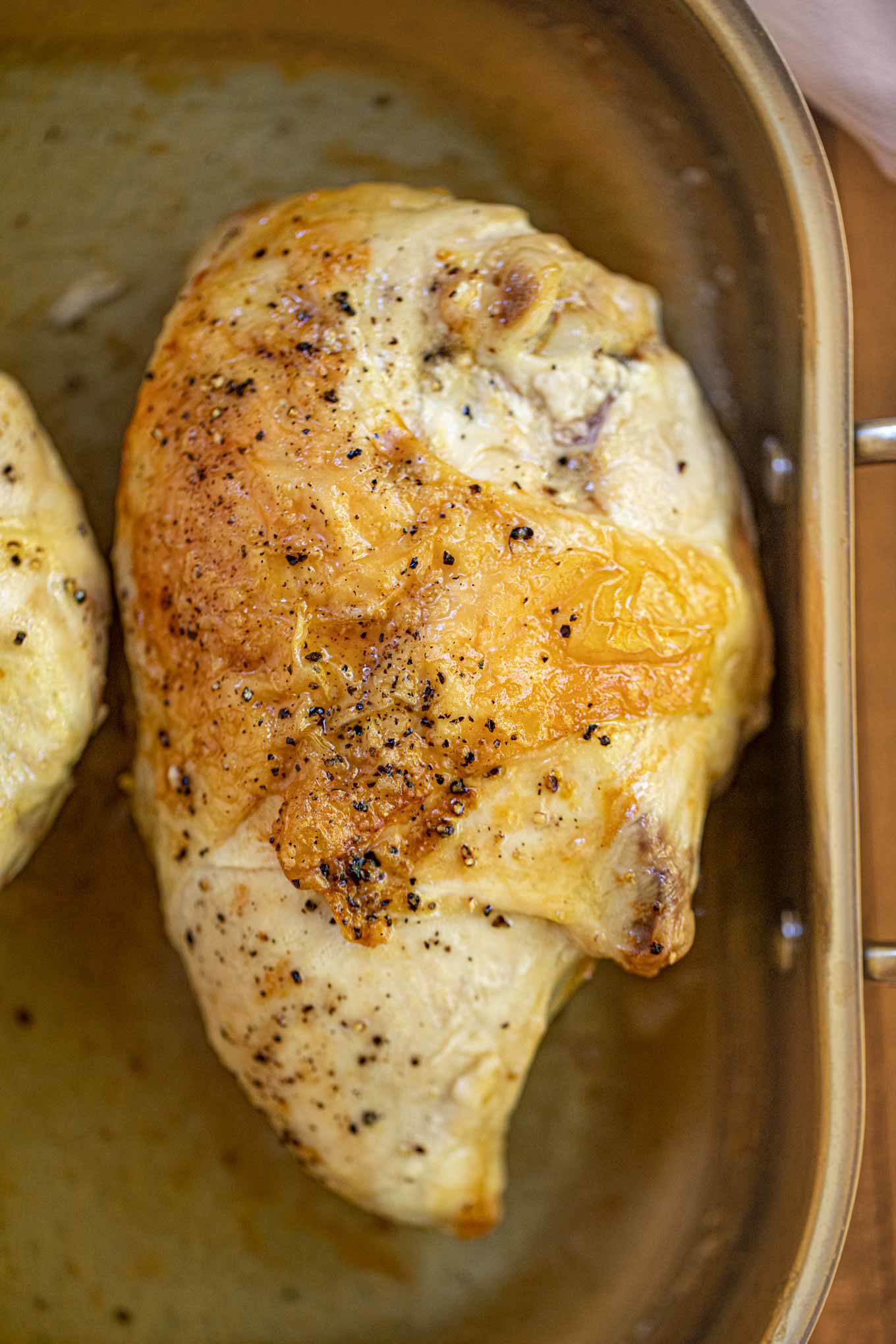 Chicken breast baked in oven