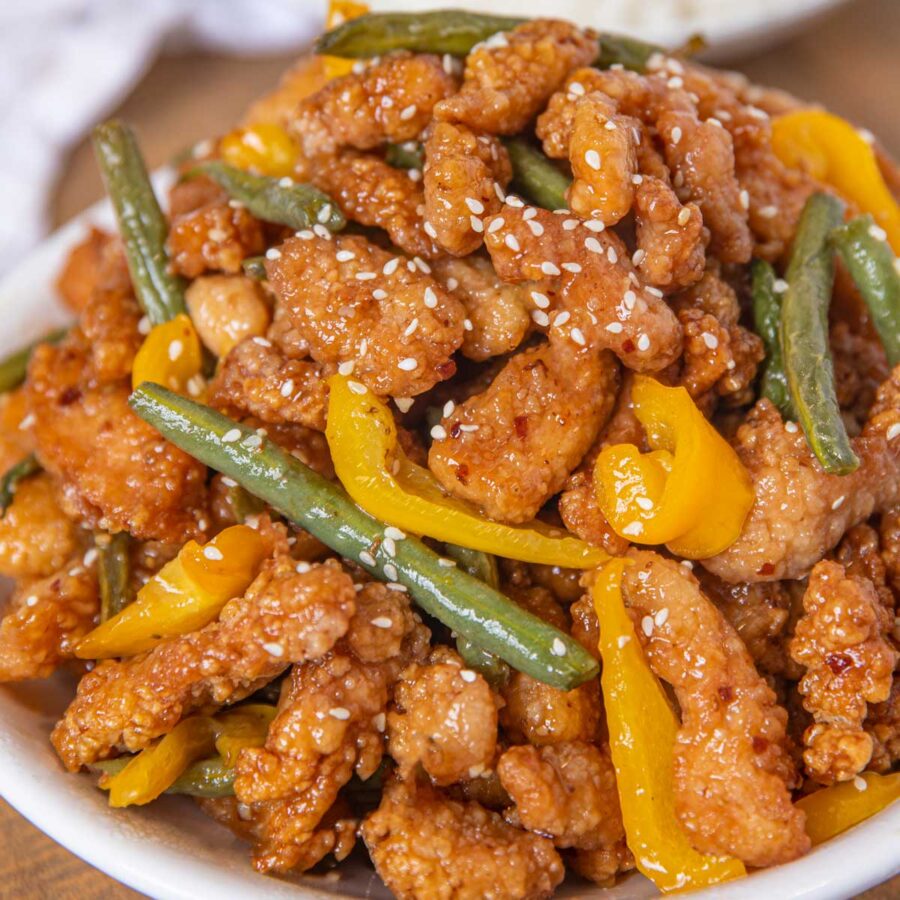 P.F. Chang's Spicy Chicken (Copycat) - Dinner, then Dessert