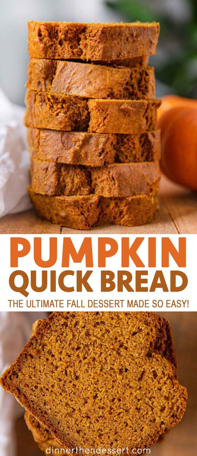 Pumpkin Bread Recipe - Dinner, then Dessert