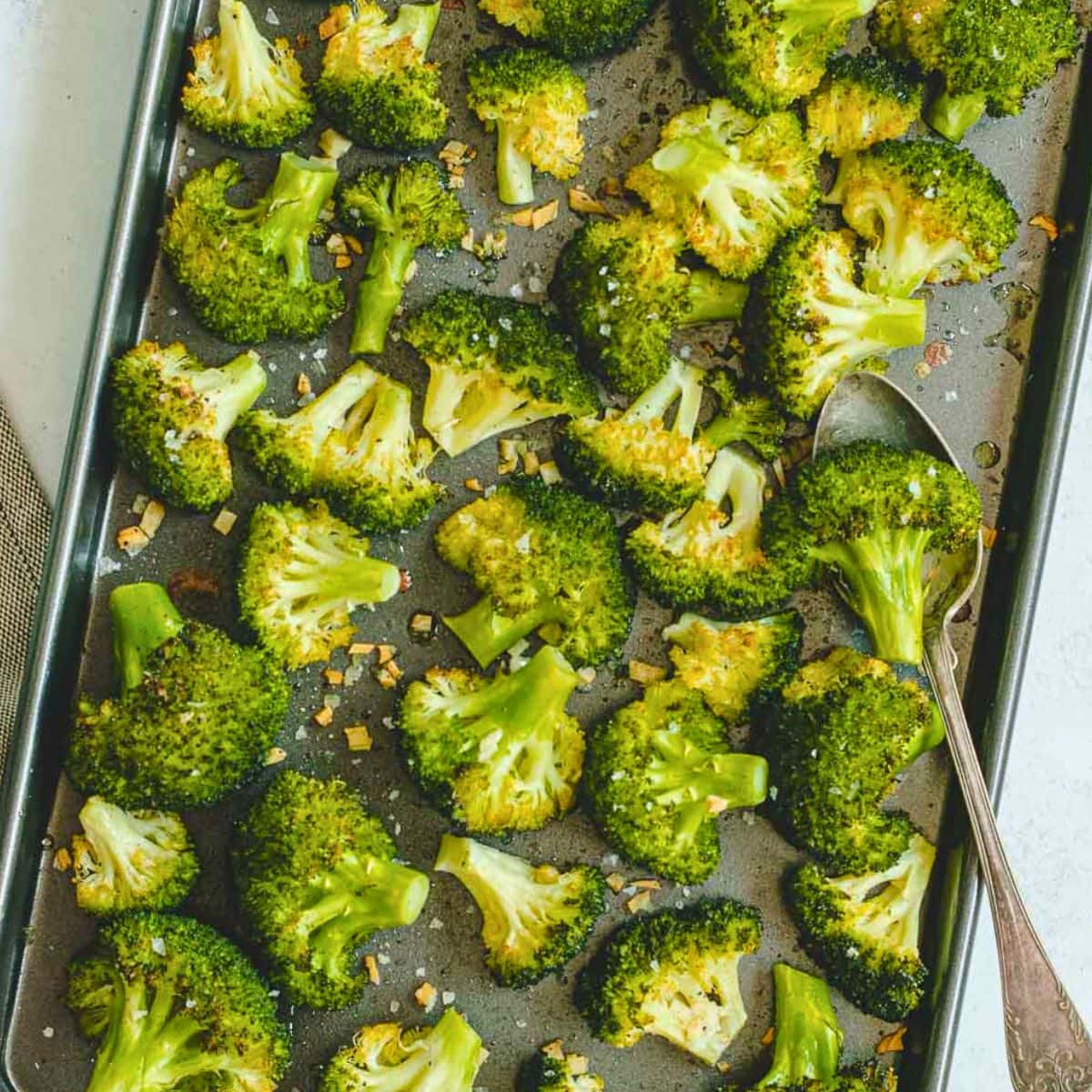Picture of Roasted Broccoli Recipe (Perfectly Crisp Tender!) - Dinner, then Dessert