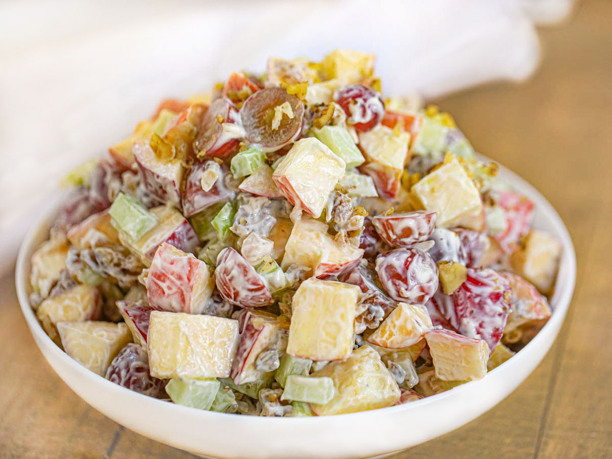 waldorf salad with marshmallows