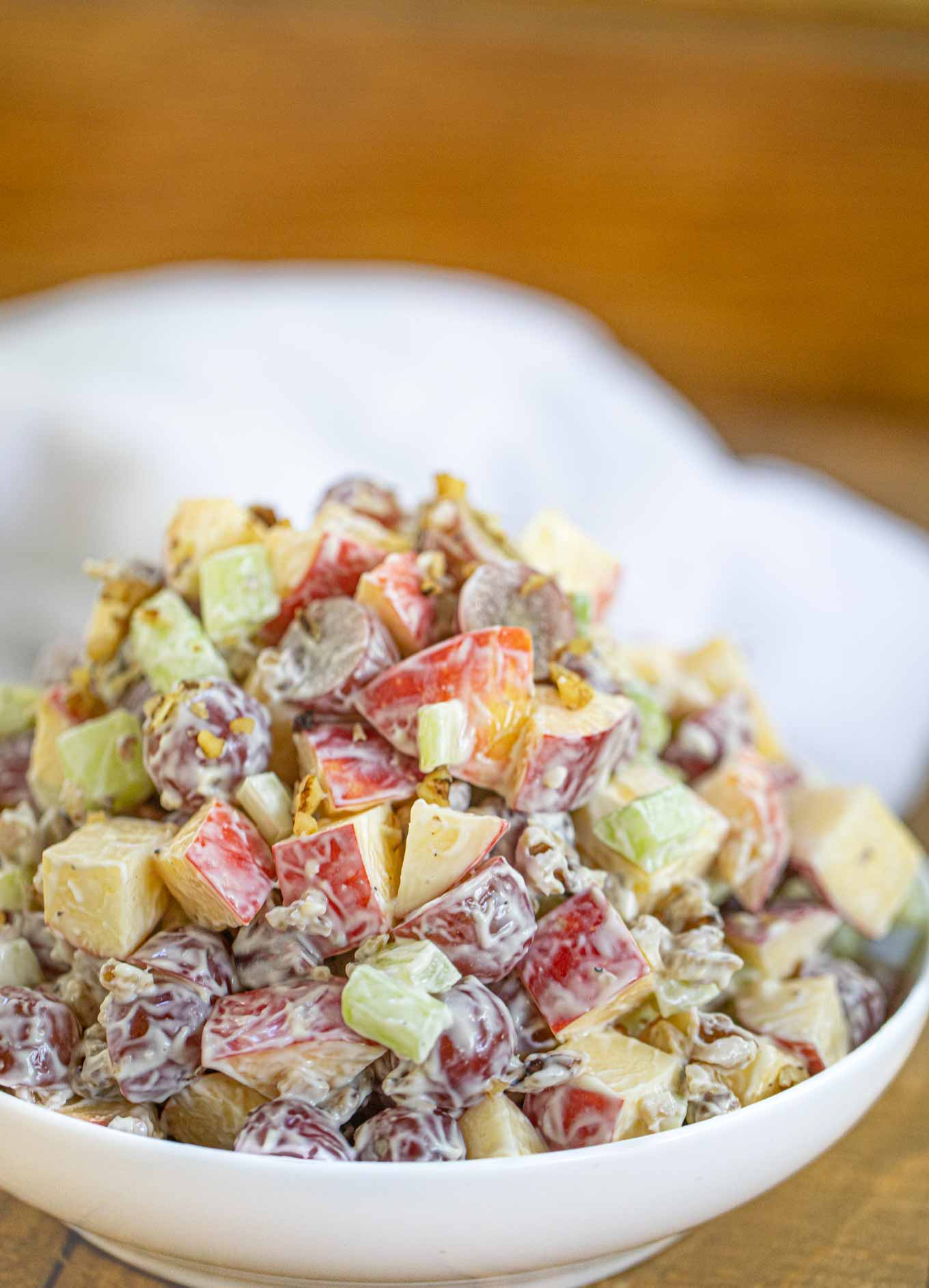 Classic Waldorf Salad Recipe [+VIDEO] - Dinner, then Dessert