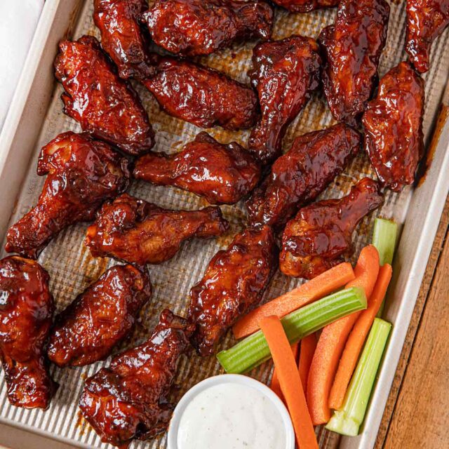Chicken Wings with BBQ Sauce