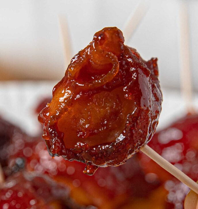 Bacon Water Chestnut on Stick