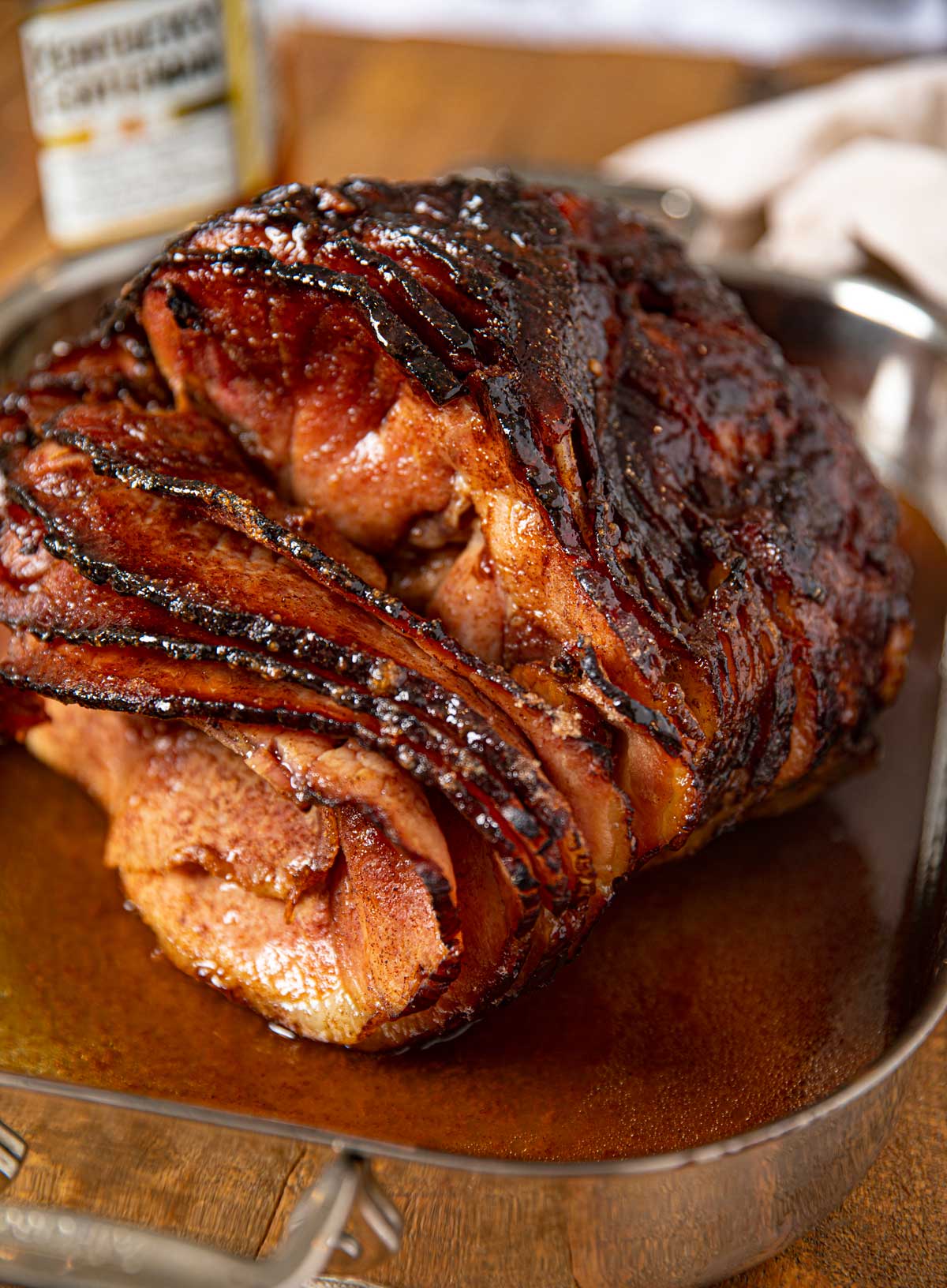 Maker's Mark (R) Glazed Ham with Bourbon Biscuits : Recipes
