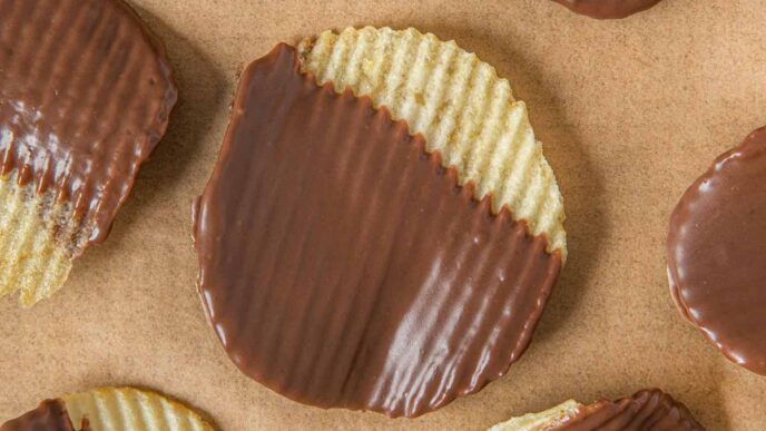 Chocolate Covered Potato Chips