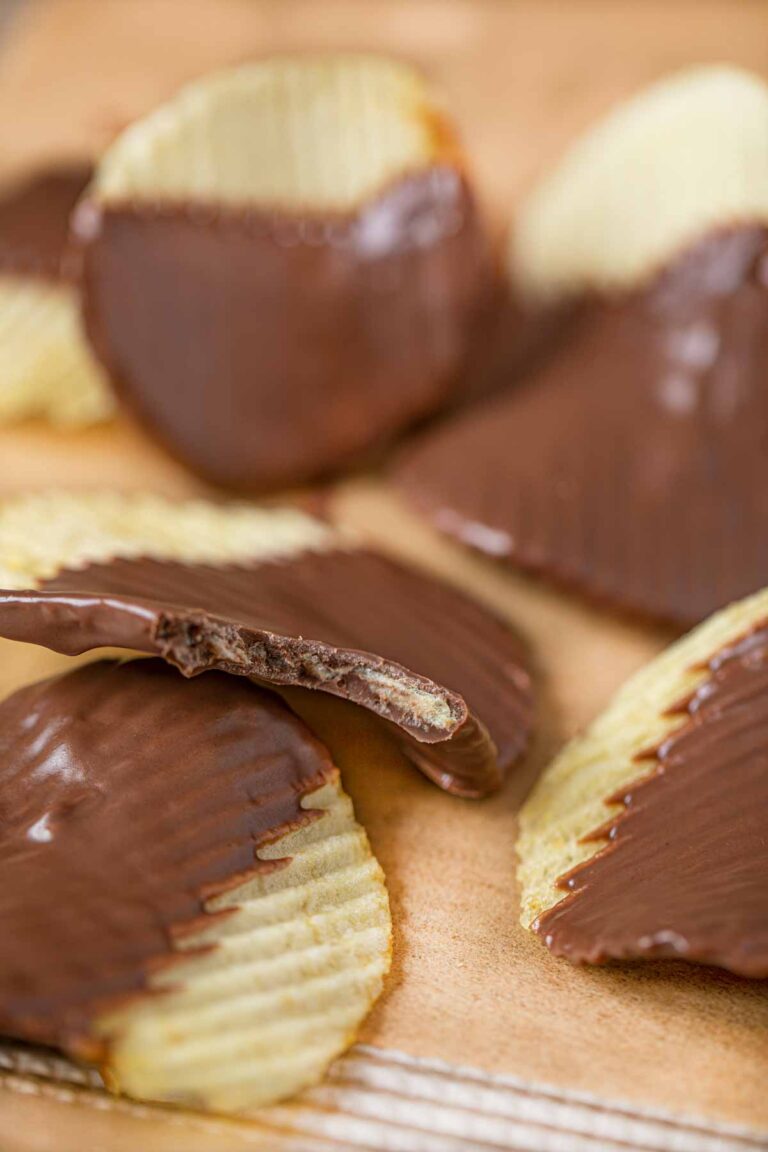 Easy Chocolate Covered Potato Chips Recipe Dinner, then Dessert