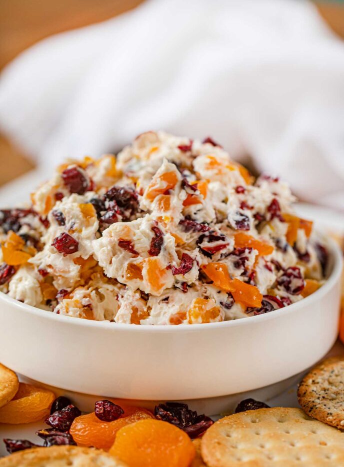 Cranberry Apricot Cheese Dip