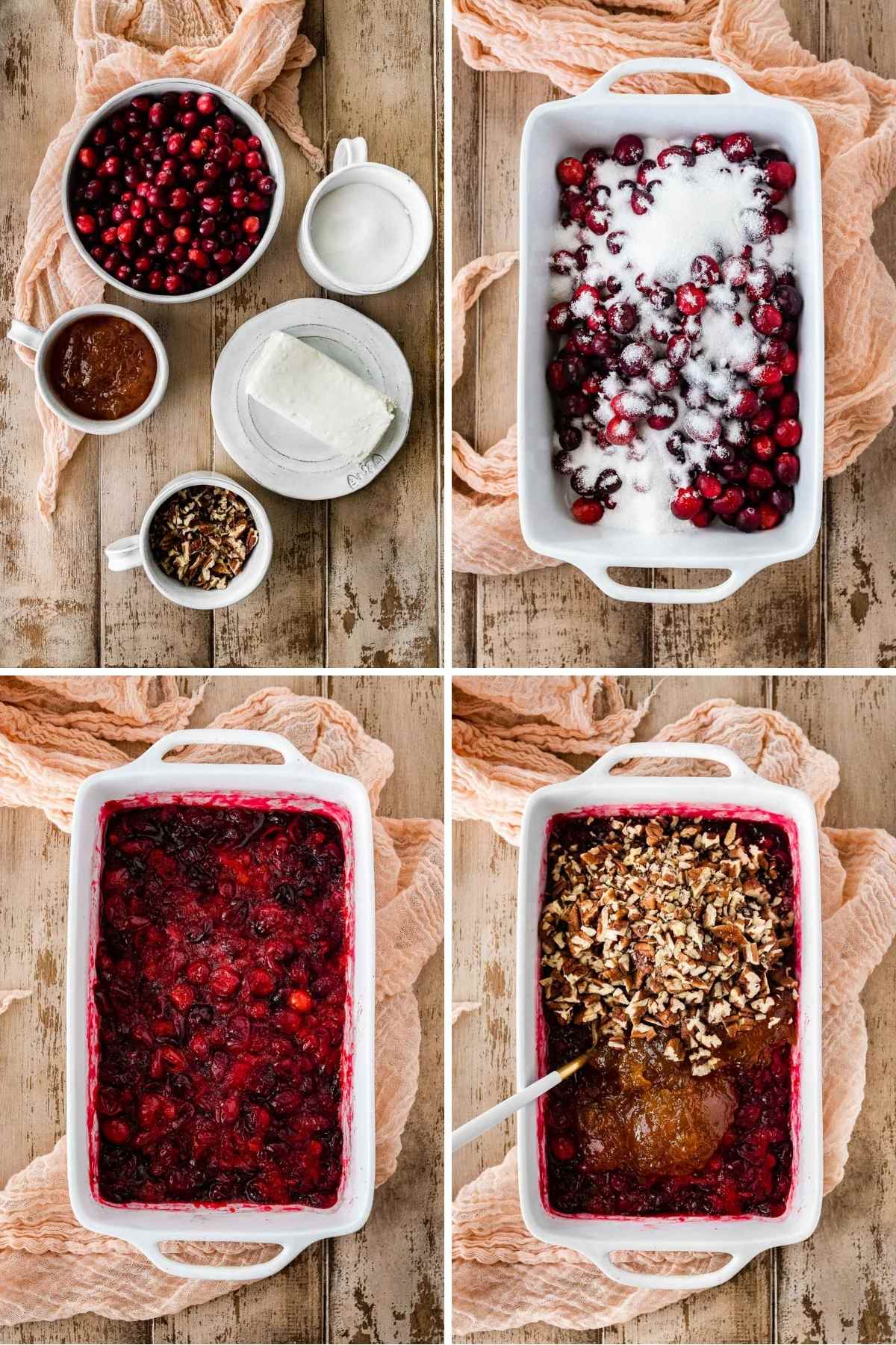 Cranberry Dip collage