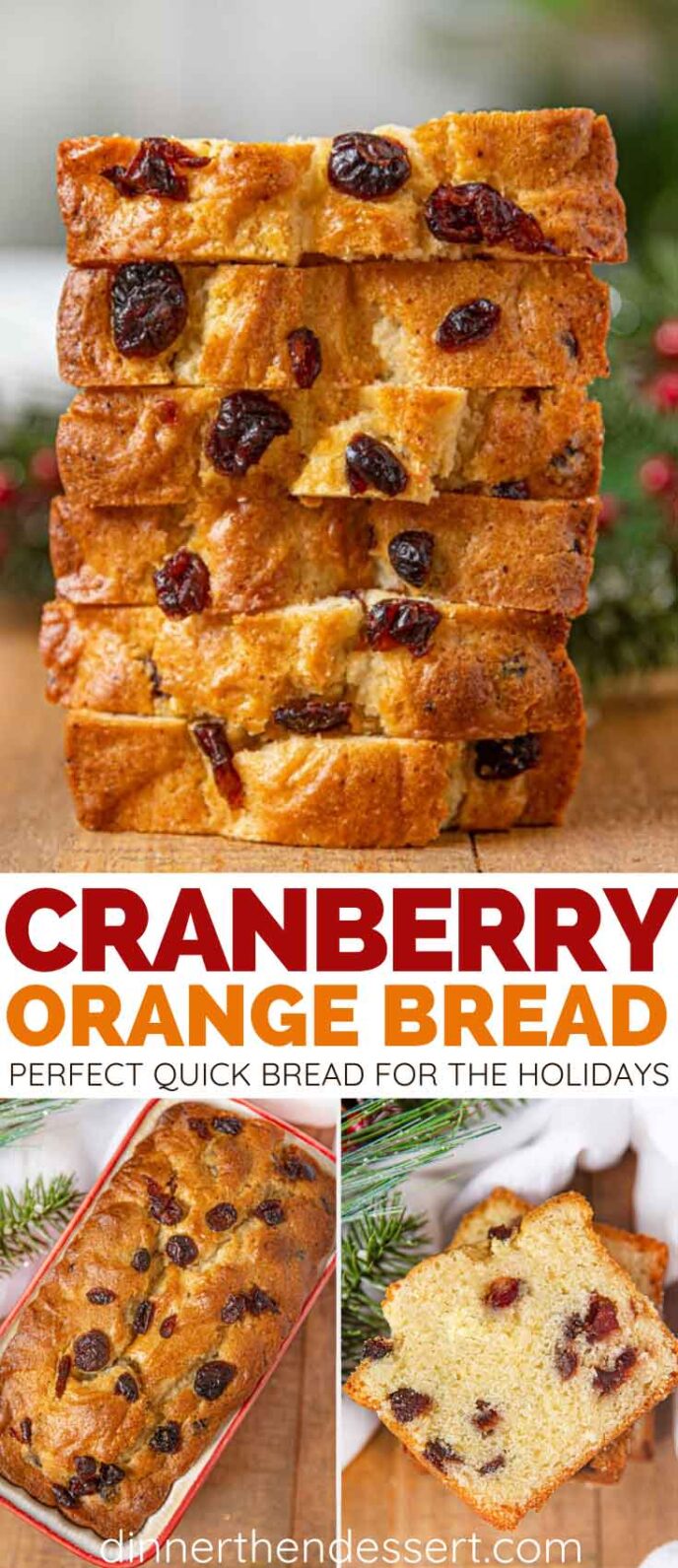 Cranberry Orange Bread Recipe - Dinner, then Dessert
