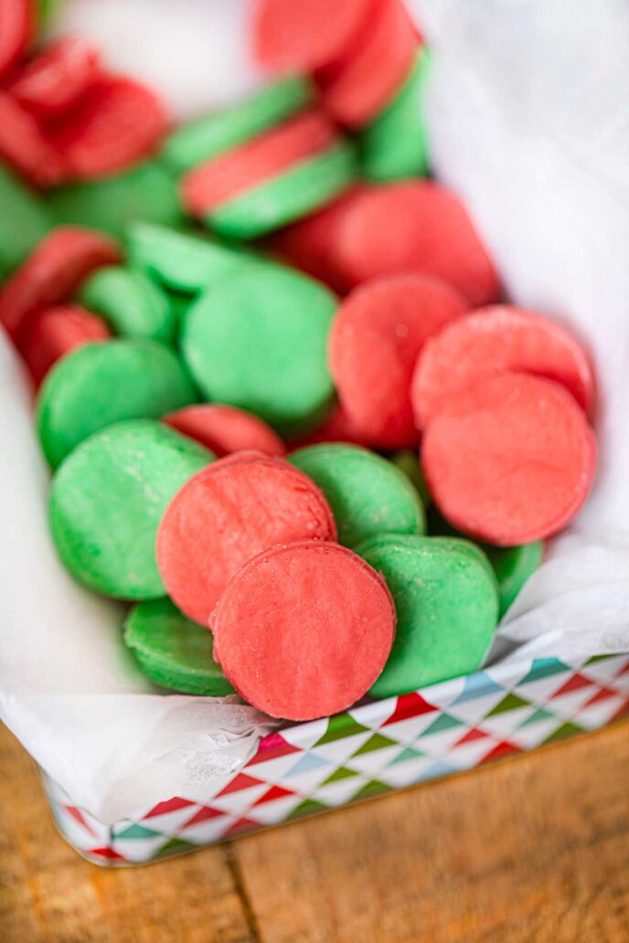 Holiday Cream Cheese Mints