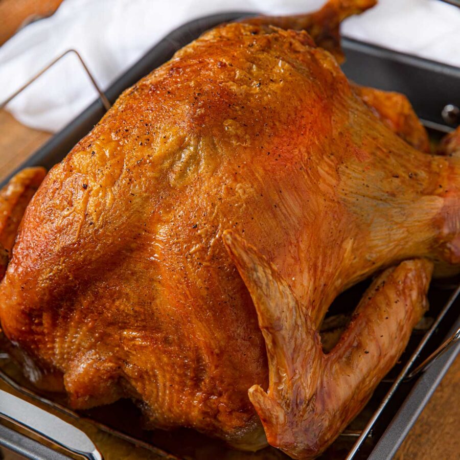 Roast Turkey Recipe (In Electric Roaster Oven) [VIDEO] Dinner, then