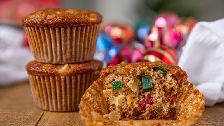 Fruit Cake Muffins (Tender Spice Cake w/Fruits) - Dinner, then Dessert