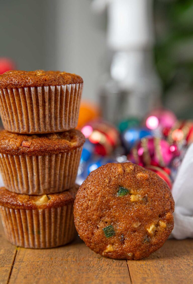 Fruit Cake Muffins (Tender Spice Cake w/Fruits) Dinner, then Dessert