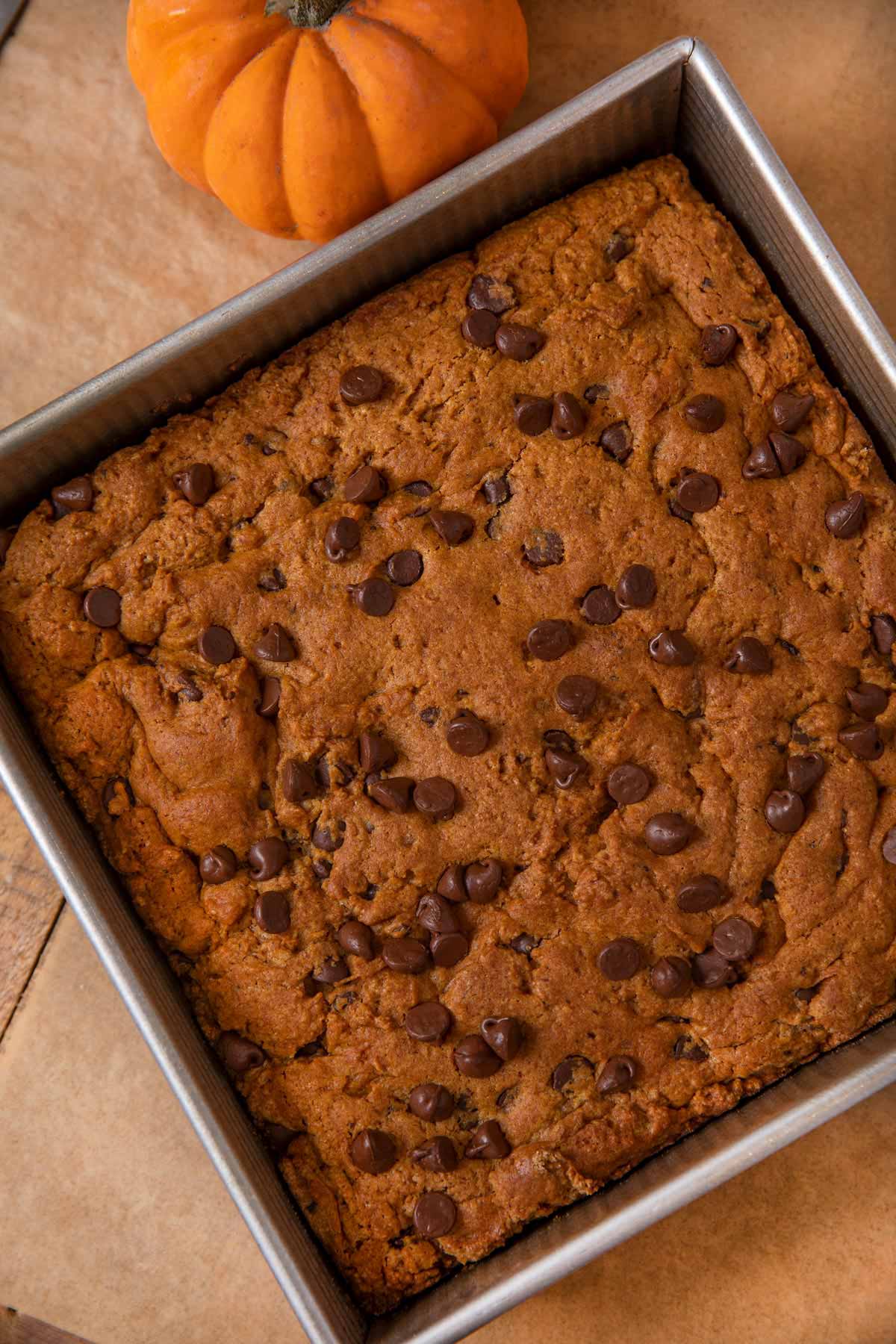 Pumpkin Chocolate Chip Bars Recipe Dinner, then Dessert