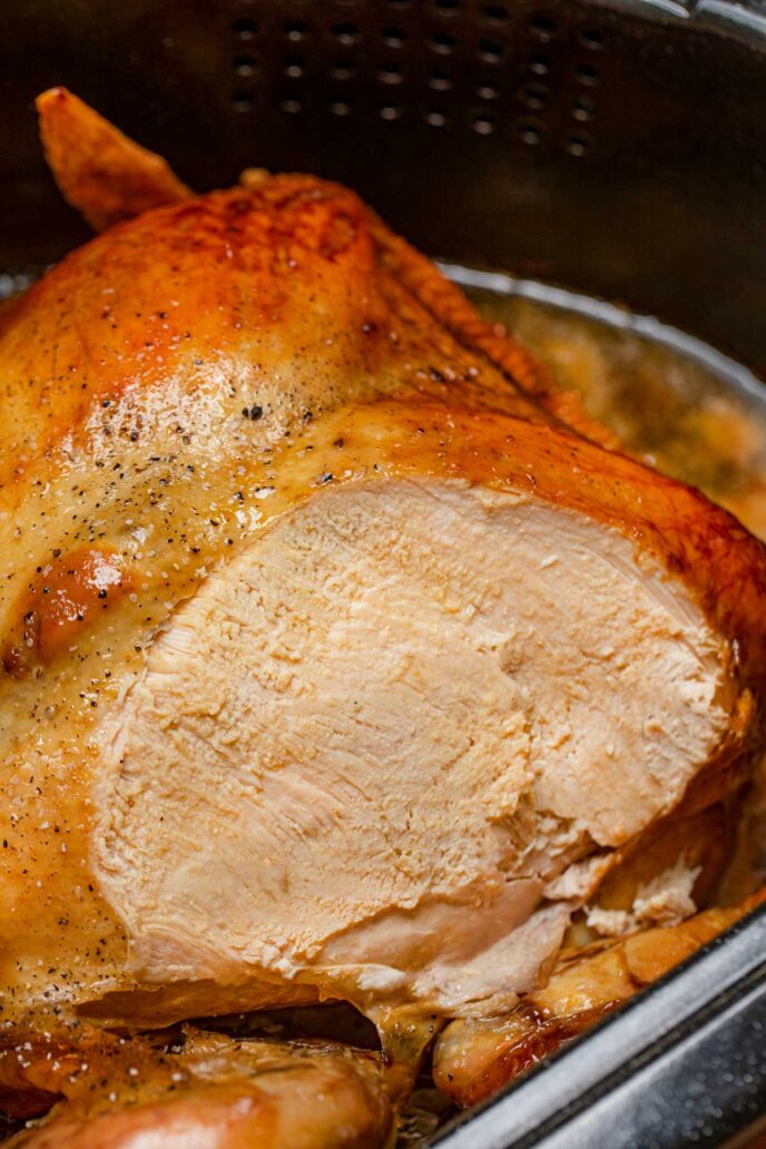 Roast Turkey Recipe (In Electric Roaster Oven) - Dinner, then Dessert