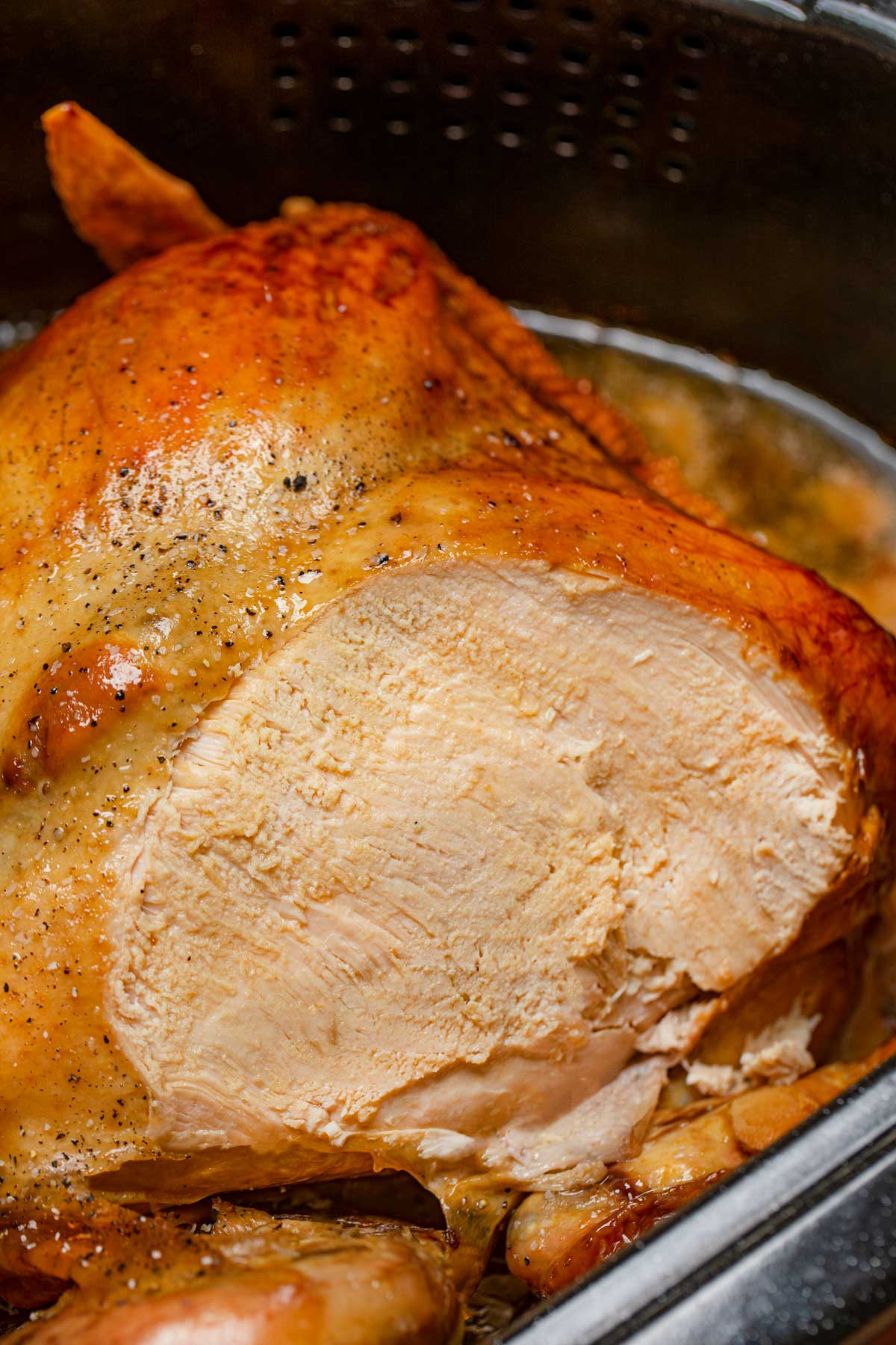 Roast Turkey Recipe (In Electric Roaster Oven) [VIDEO] Dinner, then Dessert