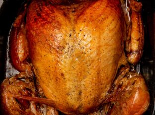 Roast Turkey Recipe (In Electric Roaster Oven) - Dinner, then Dessert