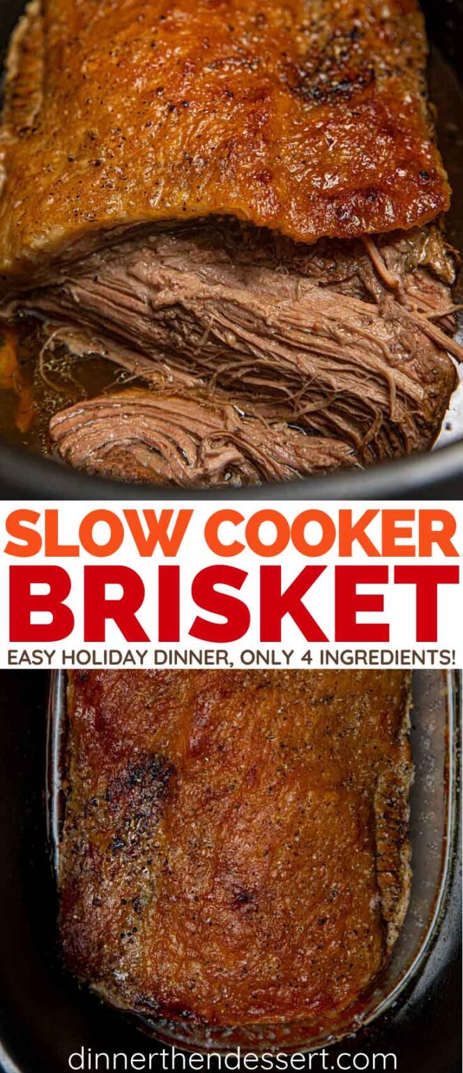 Slow Cooker Beef Brisket Recipe Dinner, then Dessert