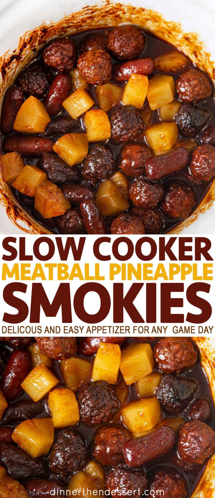 Crockpot Little Smokies Recipe - Pineapple Drunken Little Smokies