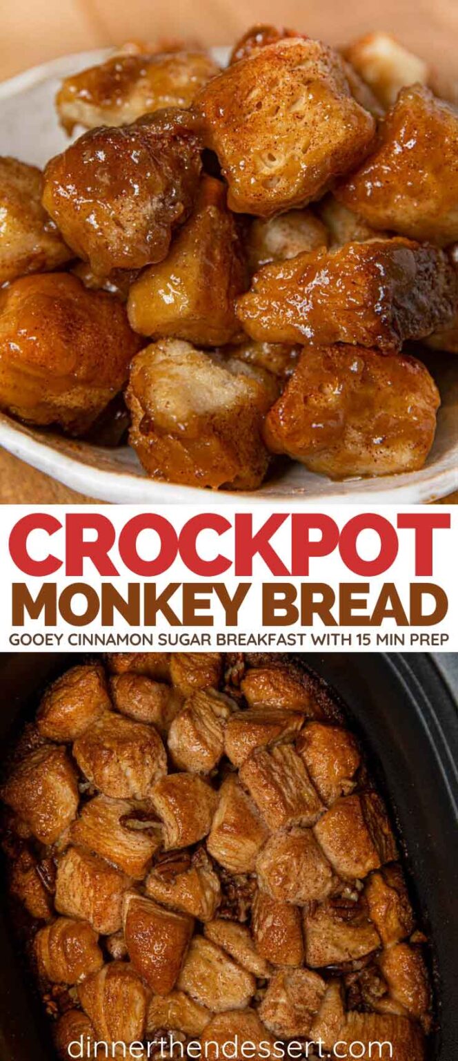 Slow Cooker Monkey Bread Recipe - Dinner, then Dessert