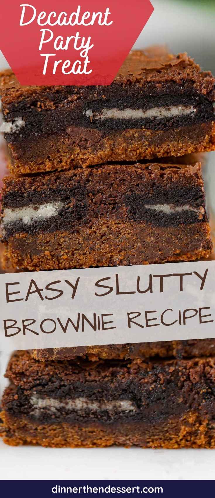 Stack of Slutty Brownies Pin 1