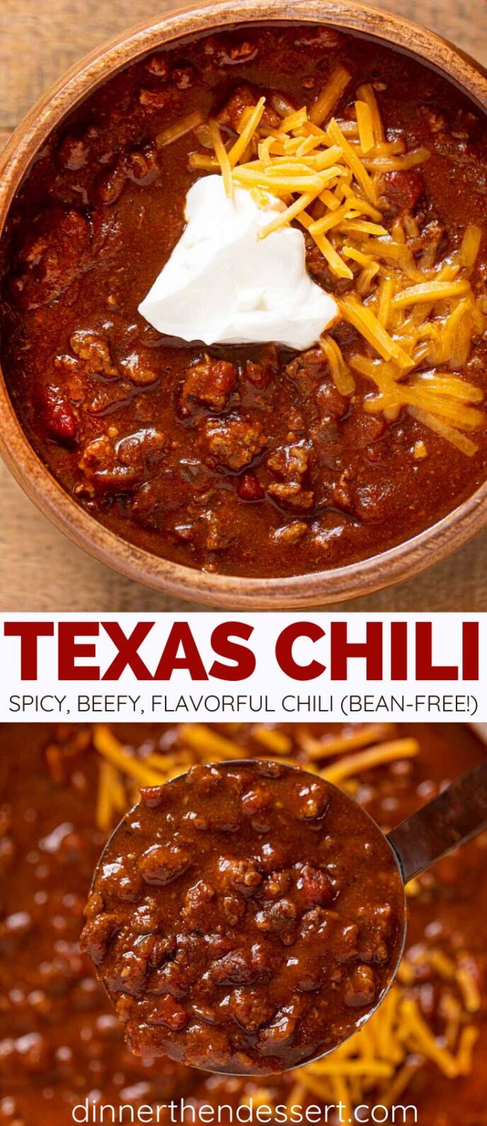 Best Ever Texas Chili Recipe - Dinner, then Dessert